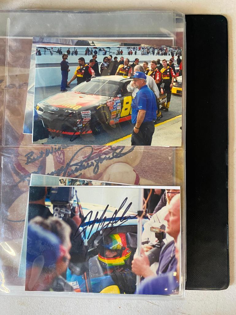 NASCAR-1 Binder of Several Autographed Photographs & 1 Binder of Hero Cards (1 of 19)