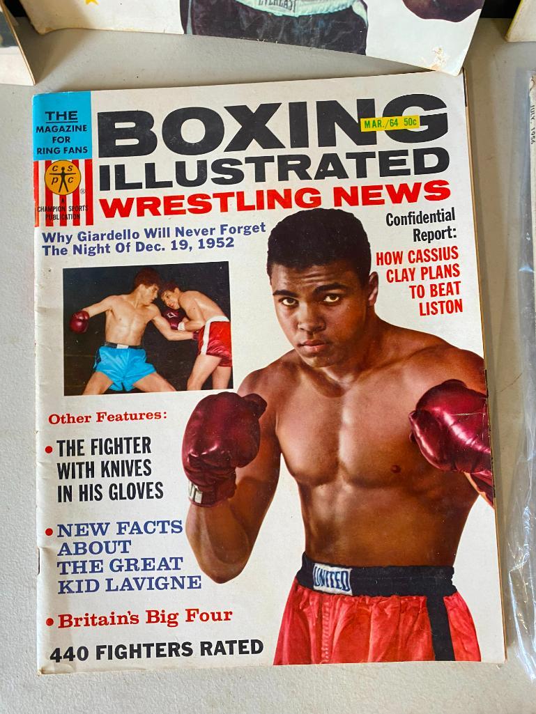 BOXING & WRESTLING-Magazines and More: Boxing & Wrestling magazines and more, see photos for all included.