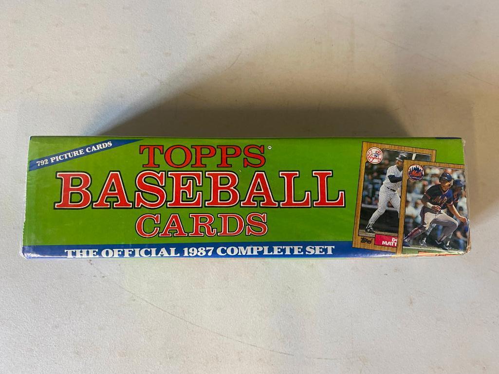 BASEBALL-1987 Topps Baseball Cards Complete Set, in wrapper (1 of 4)