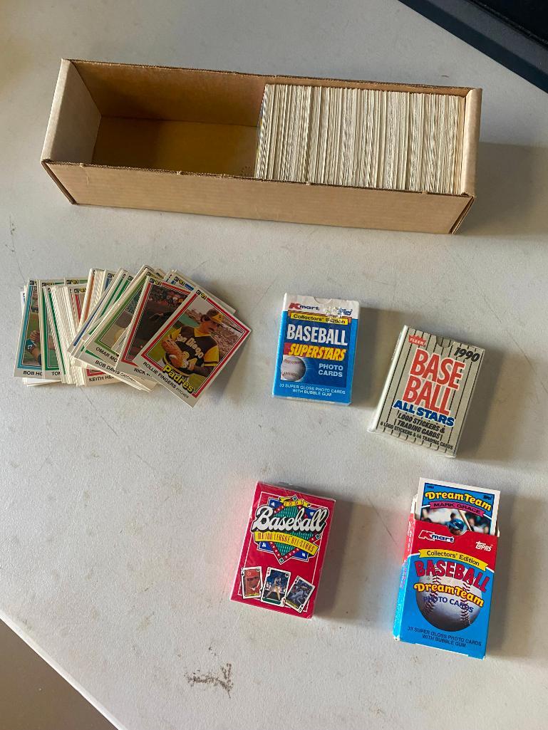 BASEBALL-1981 Donruss First Edition Collector Series cards,  unopened Fleer & Topps cards (1 of 4)