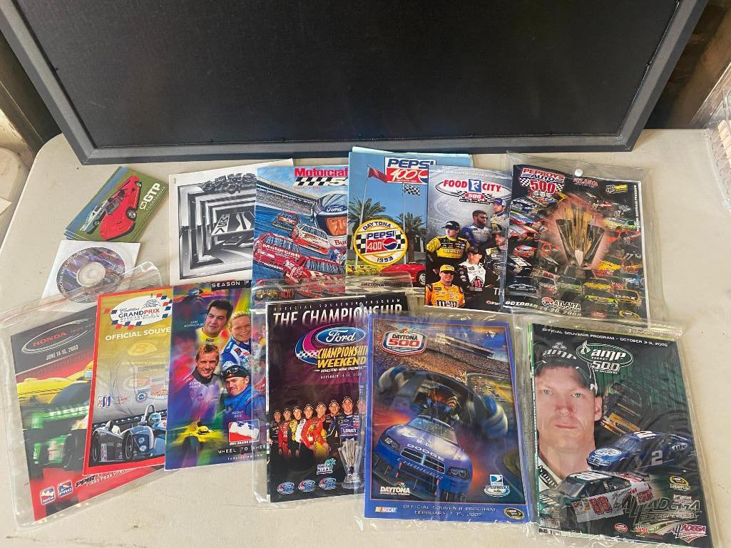 NASCAR-Magazines, Official Souvenir Programs, Autographed Hero Cards and More! (1 of 8)