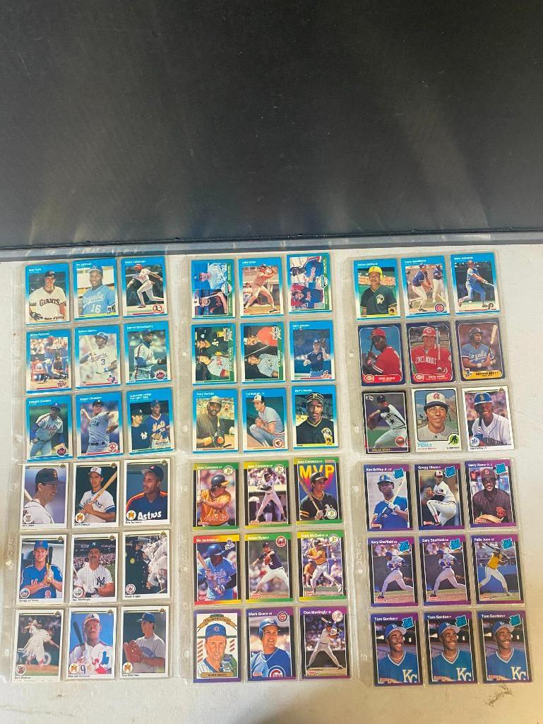 BASEBALL-1 Binder of Trading Cards from various brands and years (1 of 6)