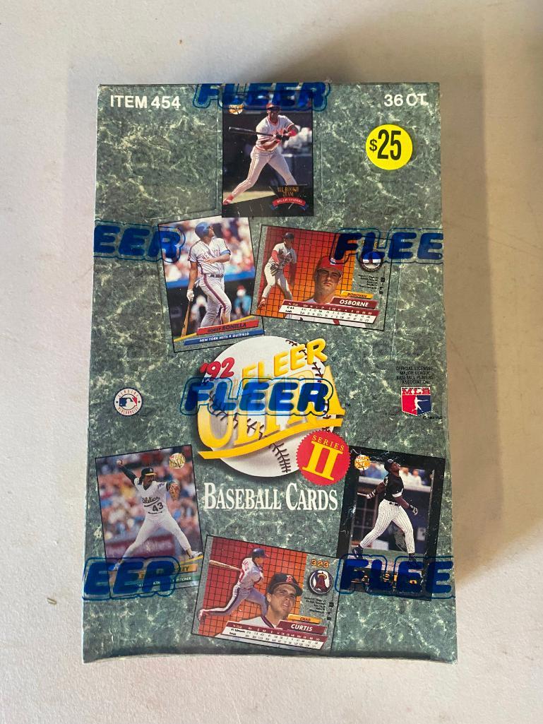 BASEBALL-1992  Fleer Baseball Cards Series II, in wrapper (1 of 5)