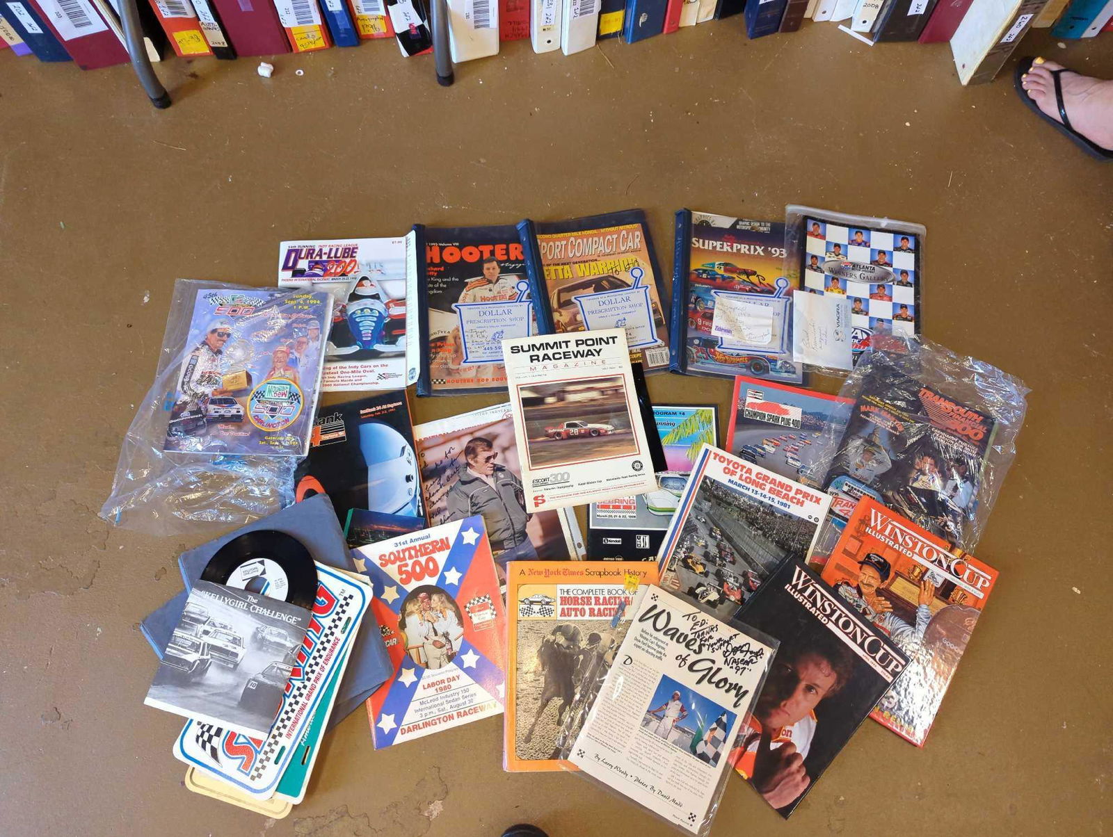 Misc. Racing Magazines, Souvenir Race Programs, Books & More, including autographs (1 of 2)