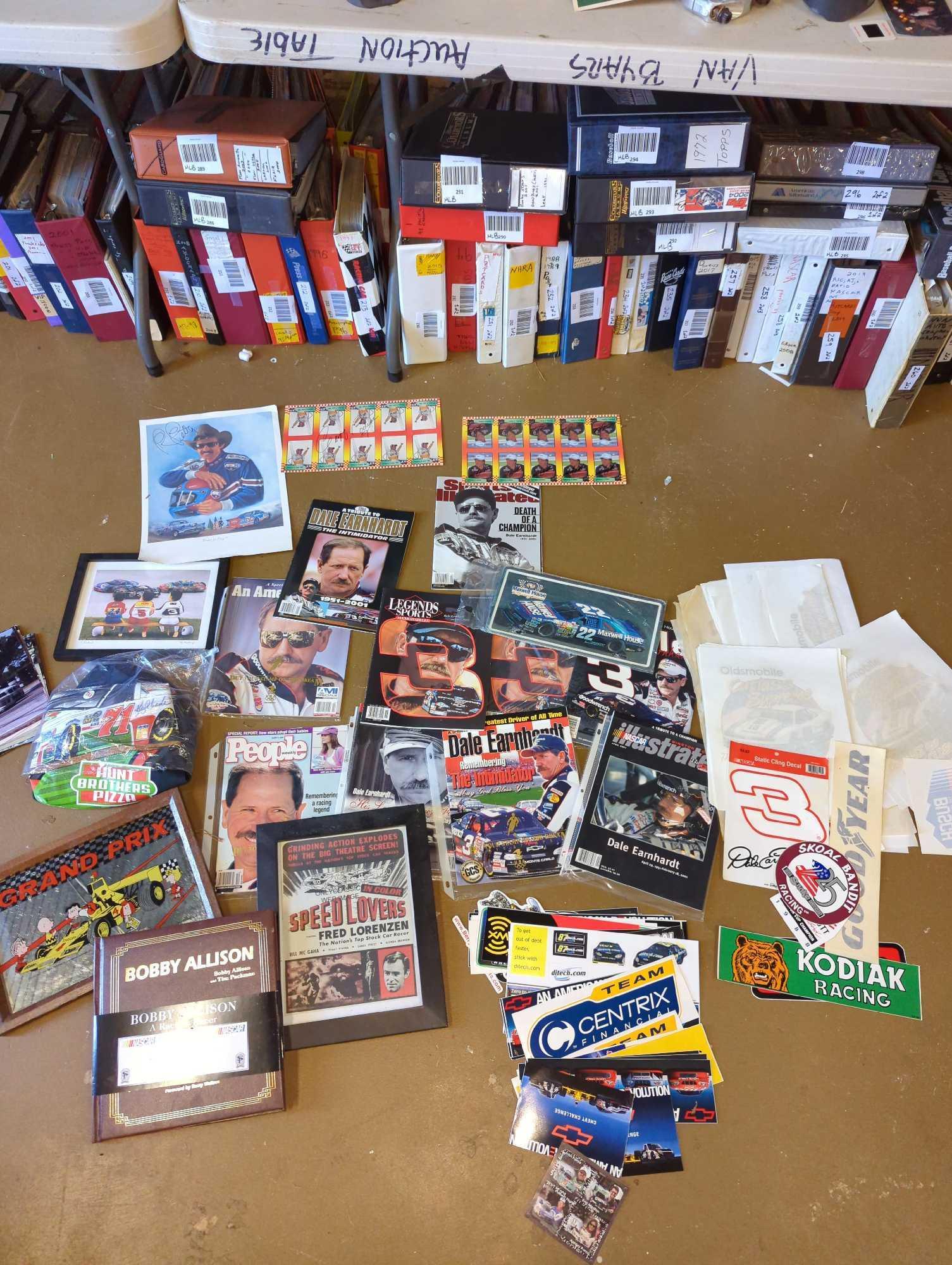Misc. Racing items including Dale Earnhardt (1 of 6)