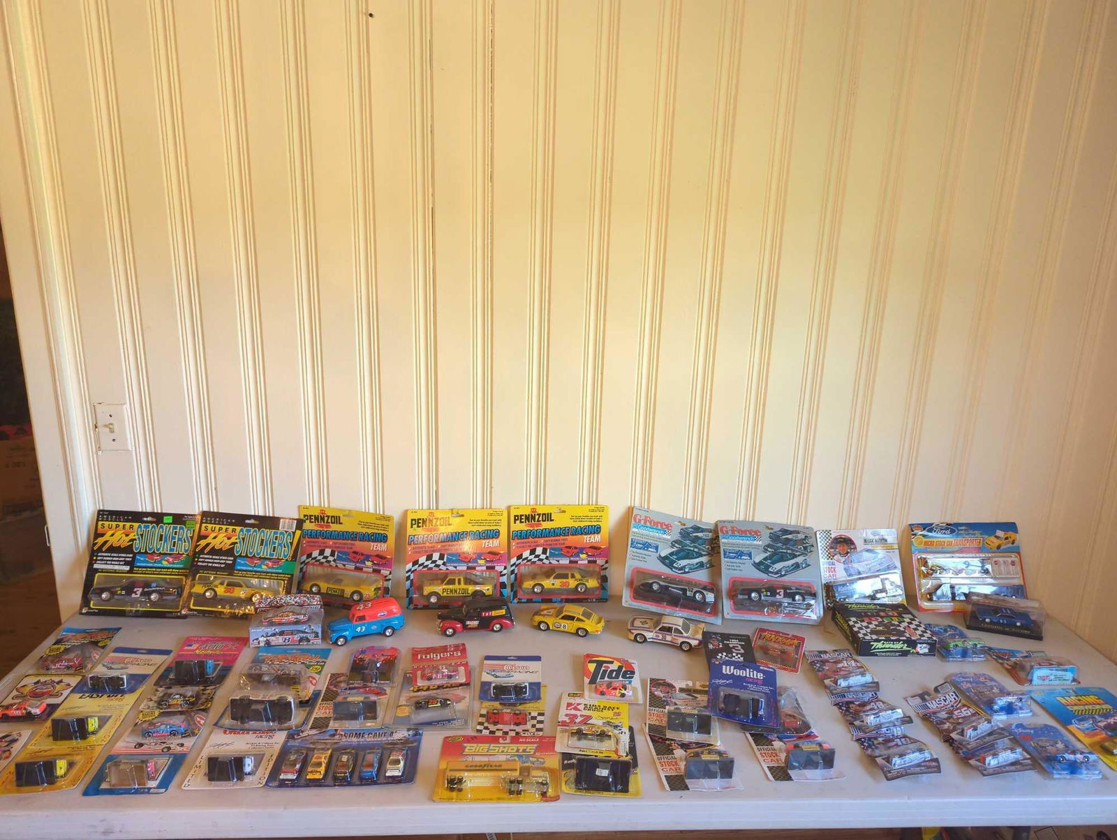 Over 50 Various racing die cast cars of several sizes and more! (1 of 9)