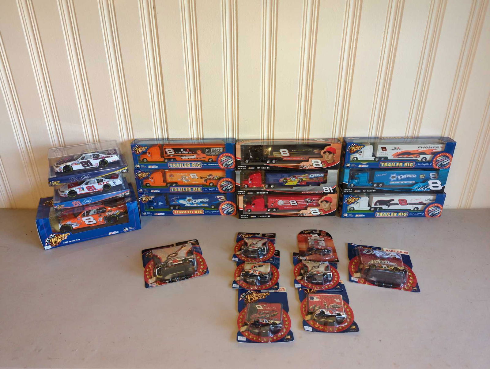Approx. 20 NASCAR Winner's Circle 1:64 Scale Die Cast Trailer Rigs, cars and more! (1 of 6)