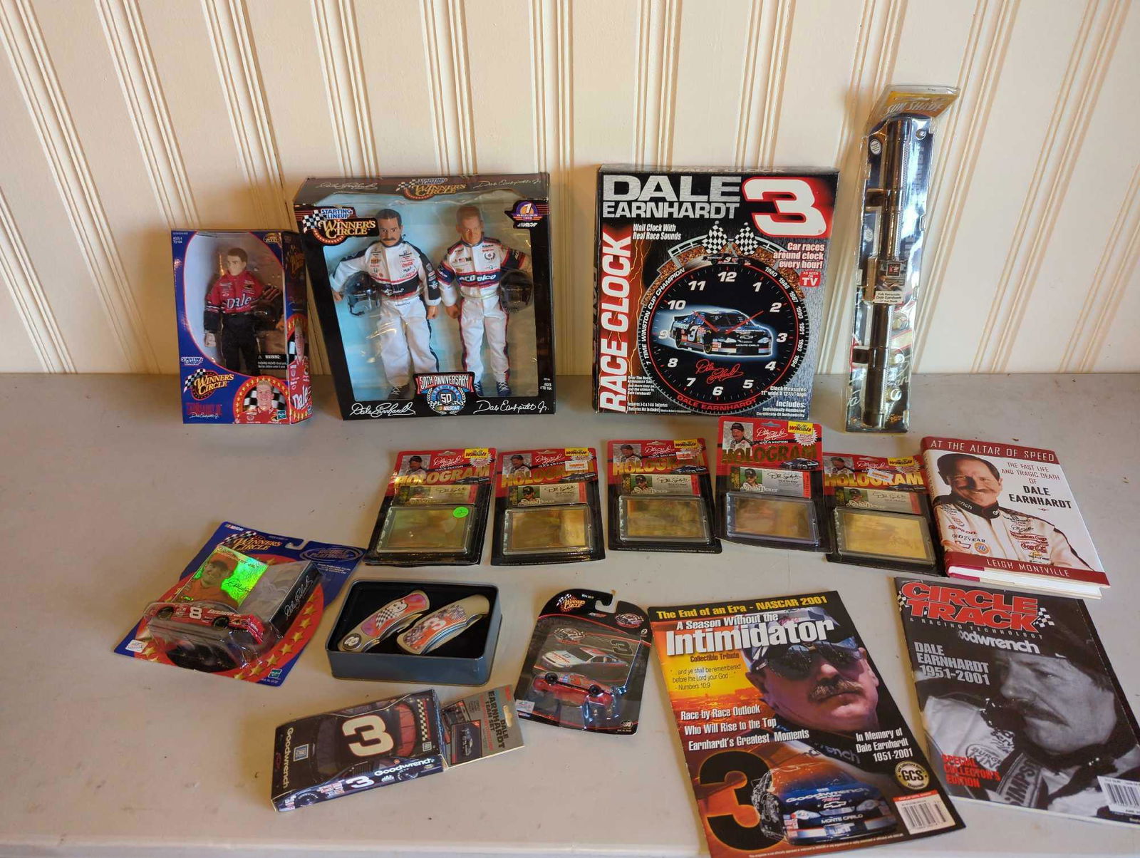 Dale Earnhardt & Dale Earnhardt Jr Items, approx. 30 items (1 of 9)