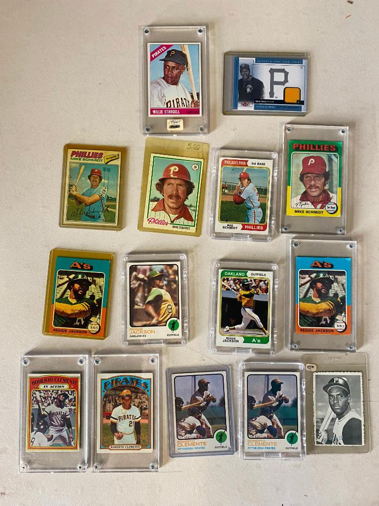 MLB Clemente, Jackson, Schmidt & Stargell Trading Cards (1 of 4)