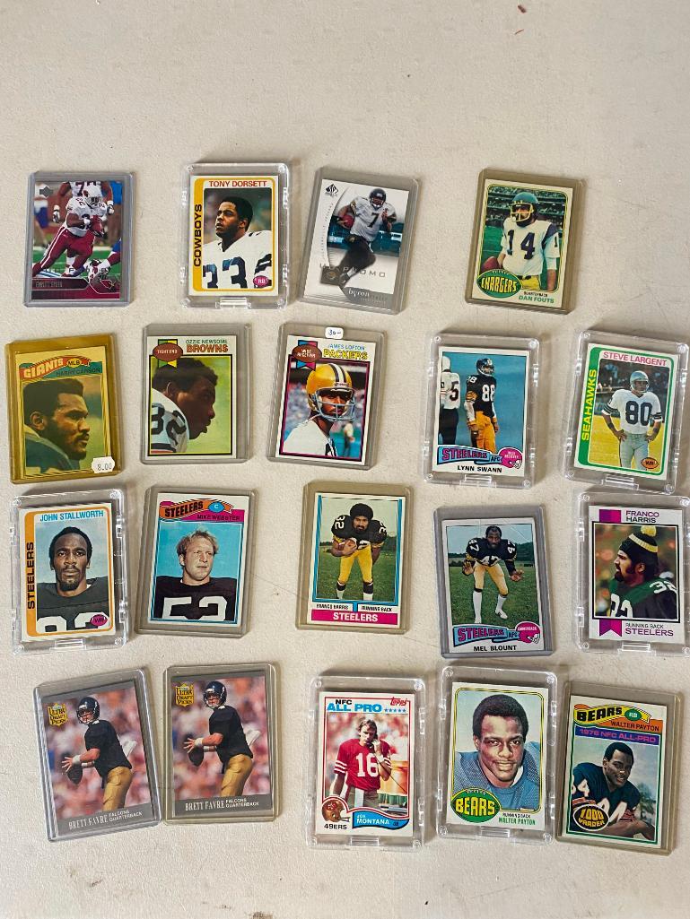 NFL Trading Cards incl. 2 Favre Ultra Draft Picks, Montana, Payton and more (1 of 5)
