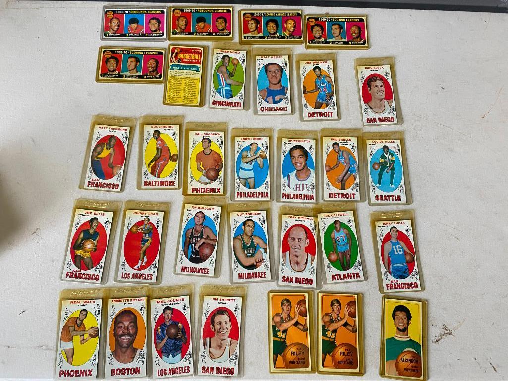 1960's Era NBA Trading Cards, with Lew Alcindor, Pat Riley and more (1 of 9)