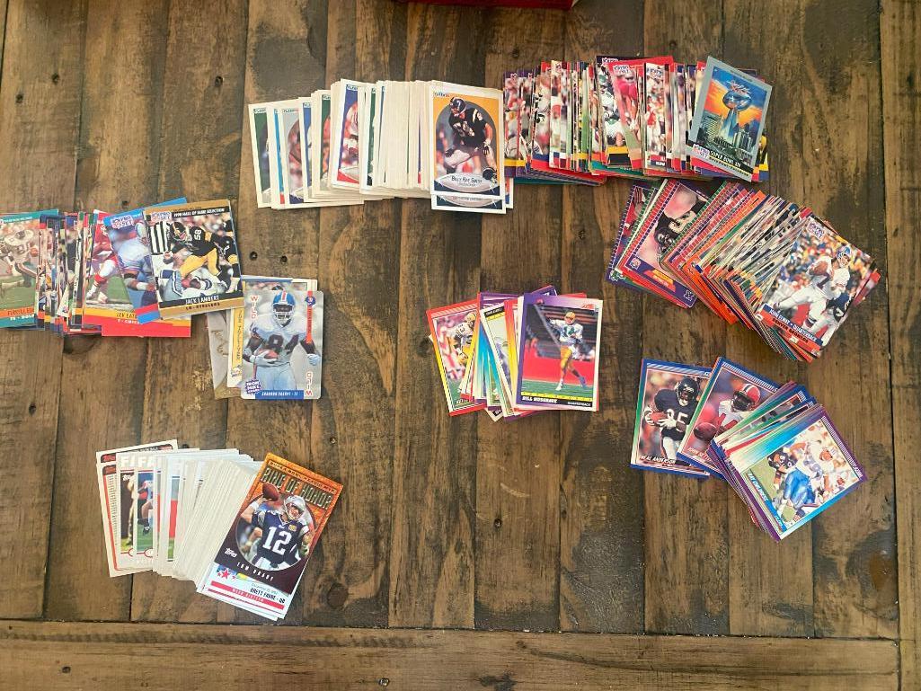 1991 NFL Fleer Ultra Trading Cards in box & more, including a Tom Brady (1 of 8)