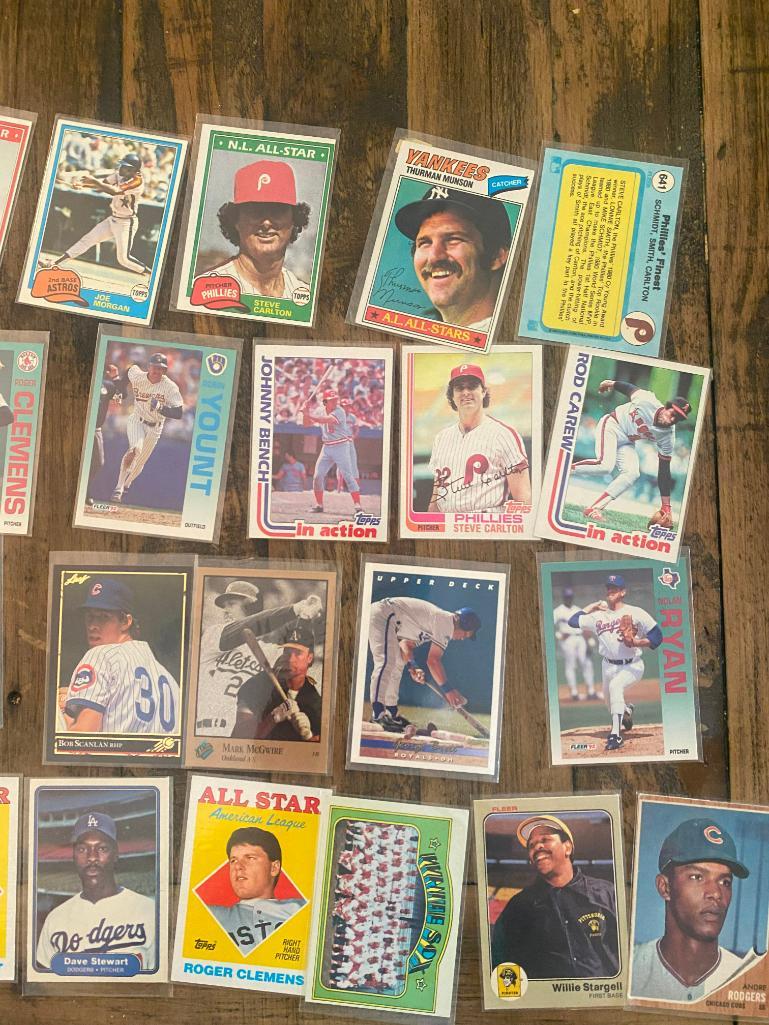 Baseball Trading cards from various brands & years, incl Bo Jackson, Barry Bonds, Nolan Ryan & More! (1 of 9)