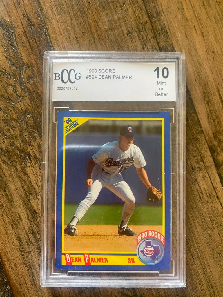 Graded 1990 Score #594 Dean Palmer Card (1 of 2)