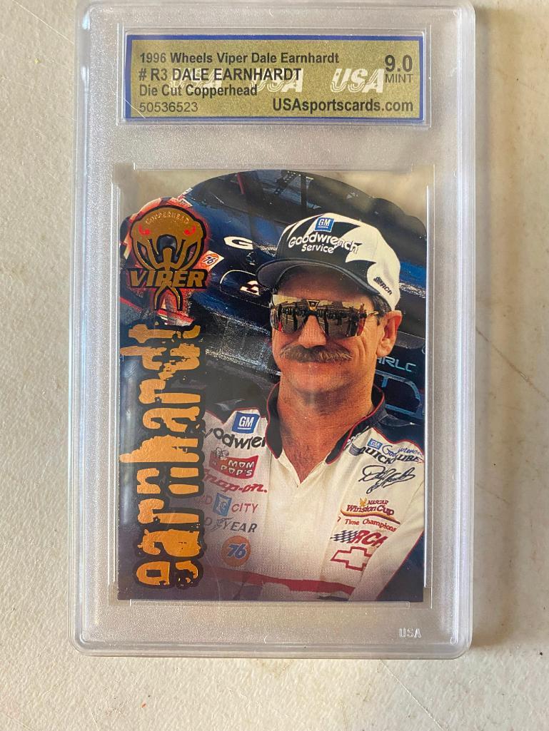 Graded 1996 Wheels Viper Dale Earnhardt #R3 Card (1 of 2)