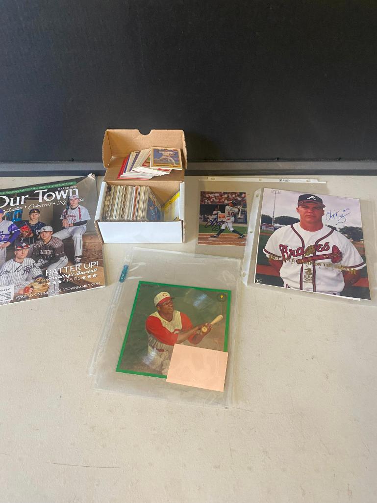 Autographed Baseball Photos & other trading cards (1 of 6)