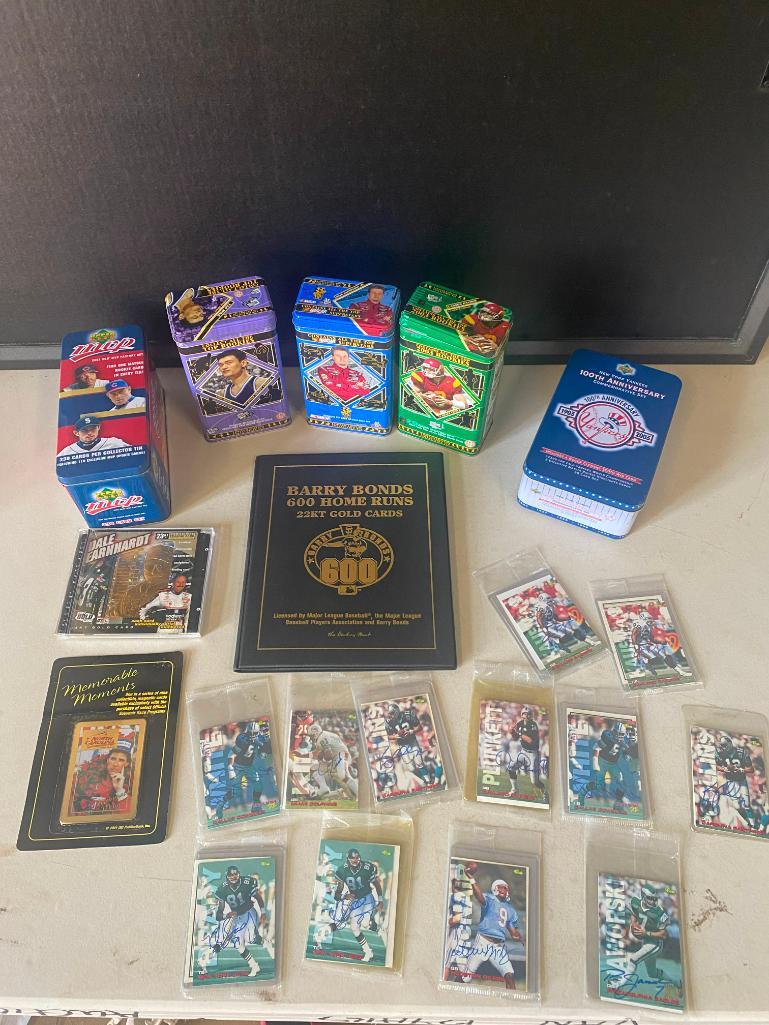 Barry Bonds 600 Home Runs 22kt Gold Cards, autographed football cards, comic books & more! (1 of 20)