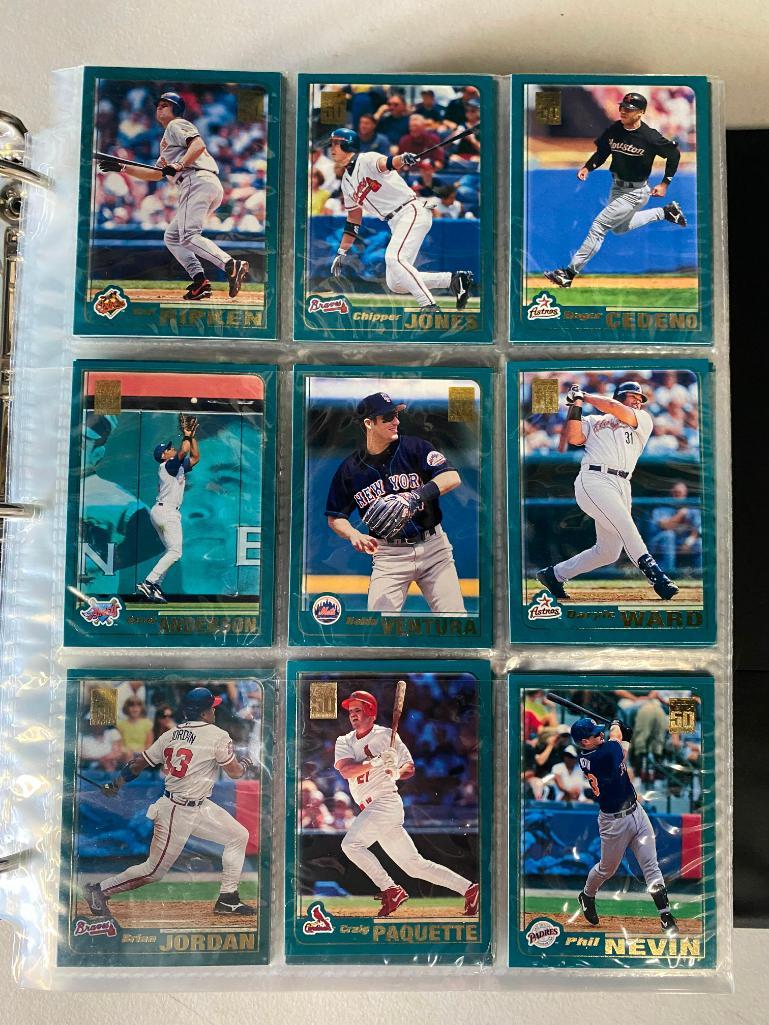 MLB Binder of Trading Cards including several Mark McGwire (1 of 10)