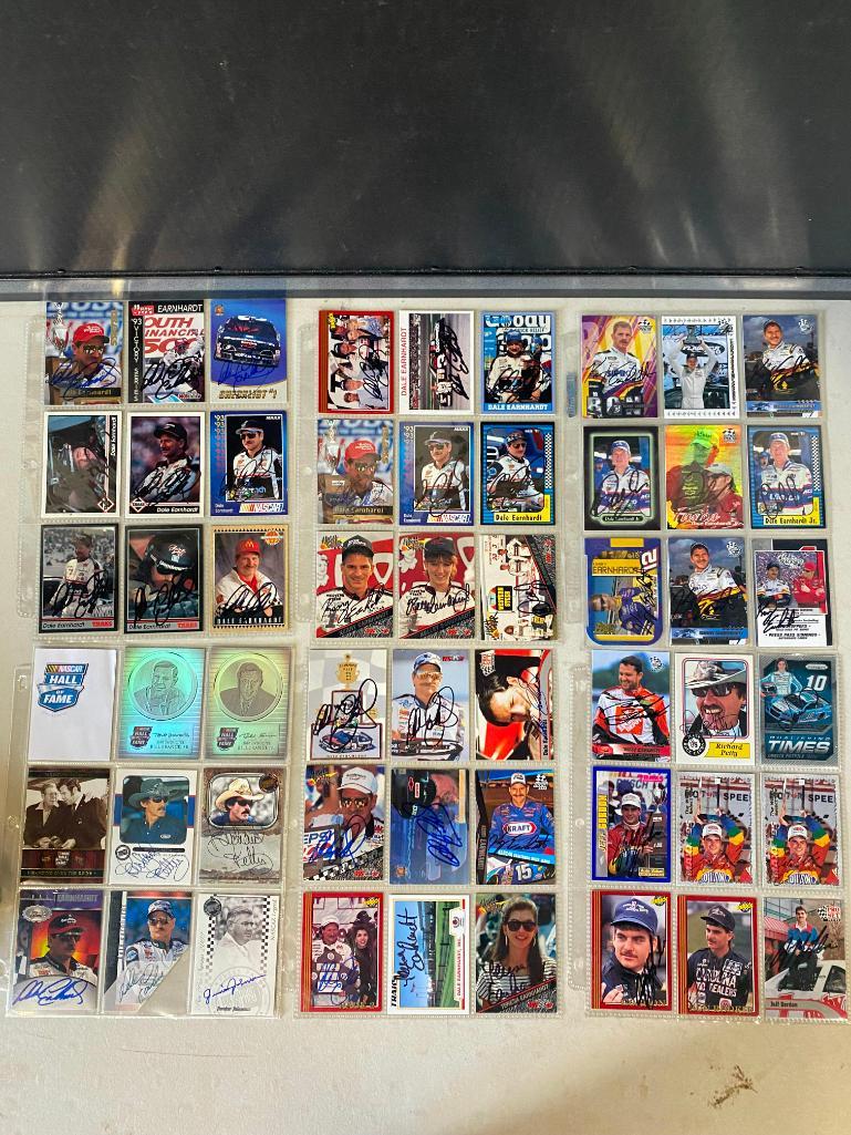 Autographed NASCAR Cards, including Earnhardt, Earnhardt, Jr, Petty, Gordon and more (1 of 12)
