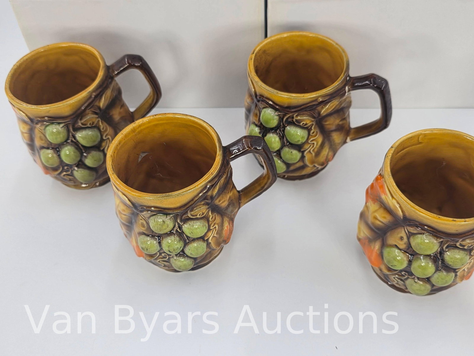 Nasco Swirling Leaves Grapes Tea Set, 10 pieces, INV. 2005 - 3