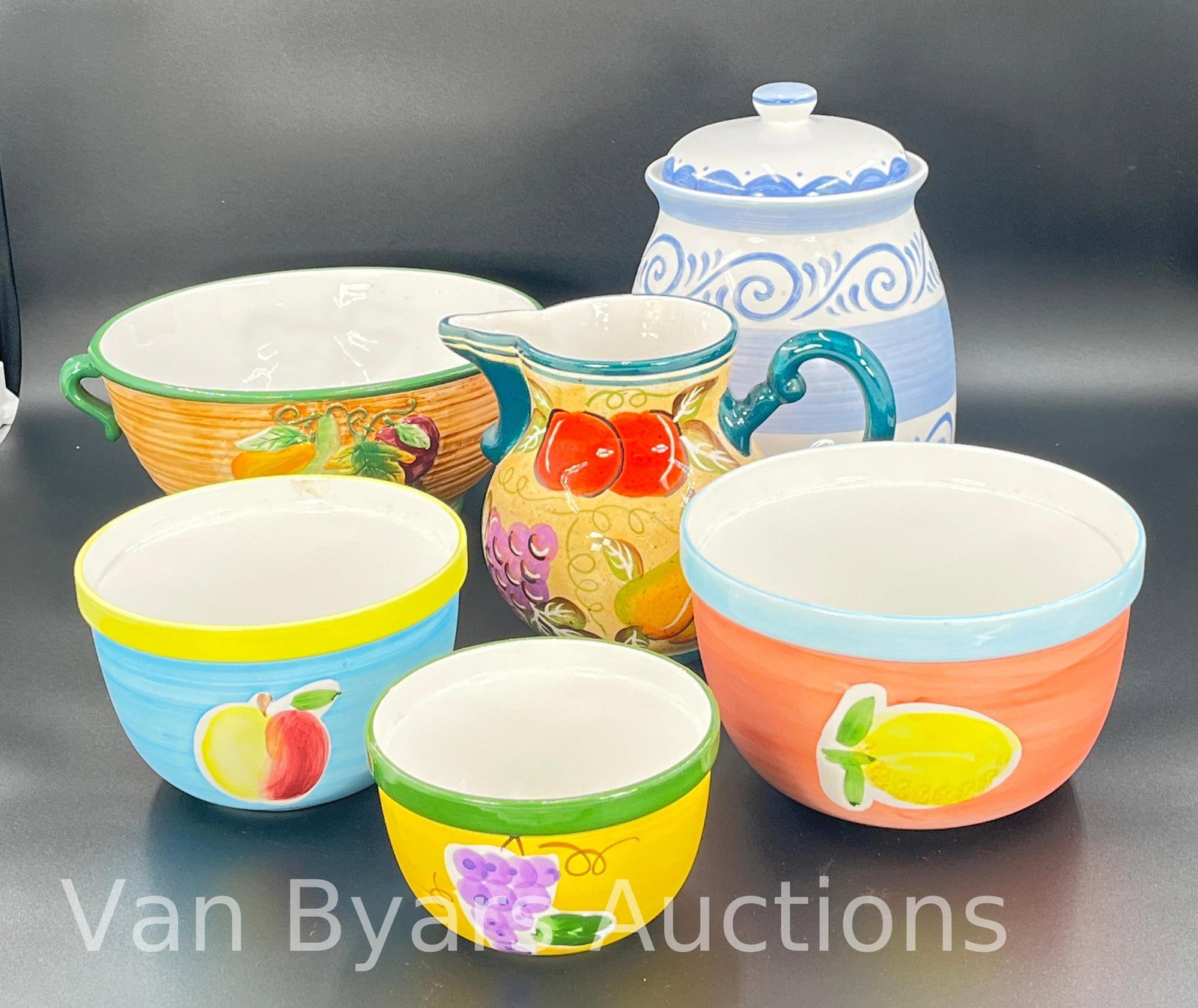 6 Assorted Kitchenware Items, INV. 2013 (1 of 2)