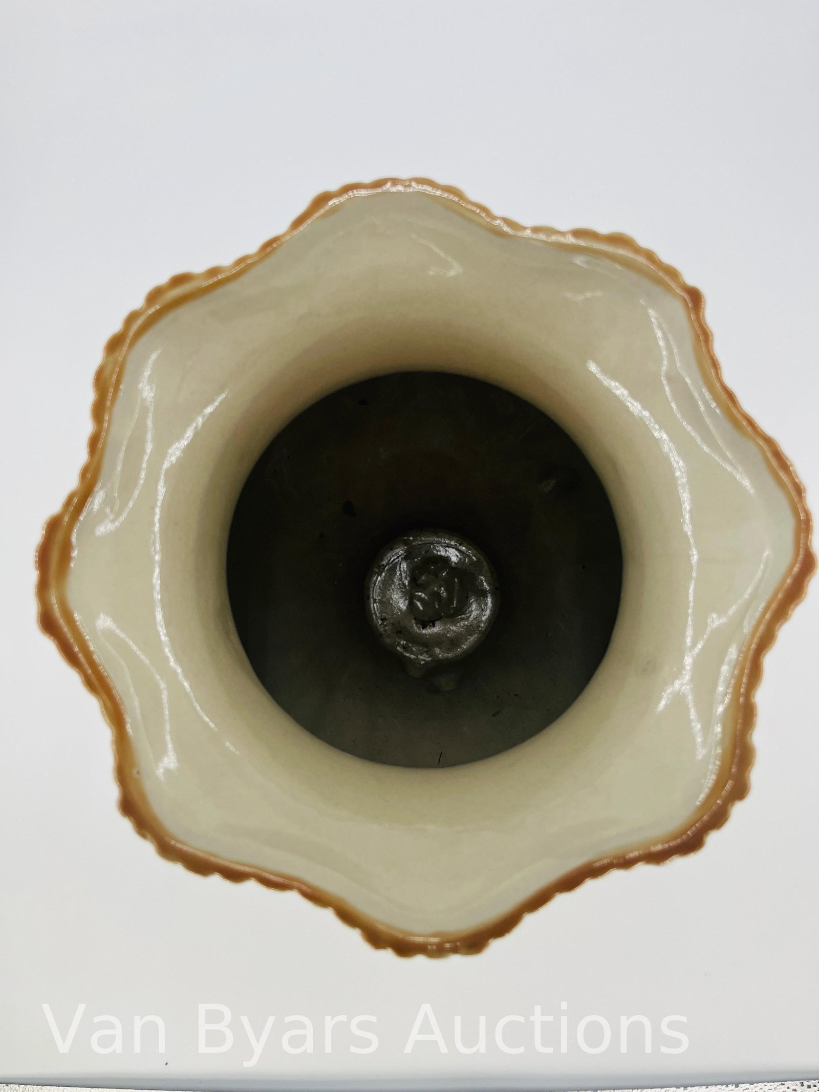 Style of Minton Majolica Marine Vase, INV. 2112 - 5