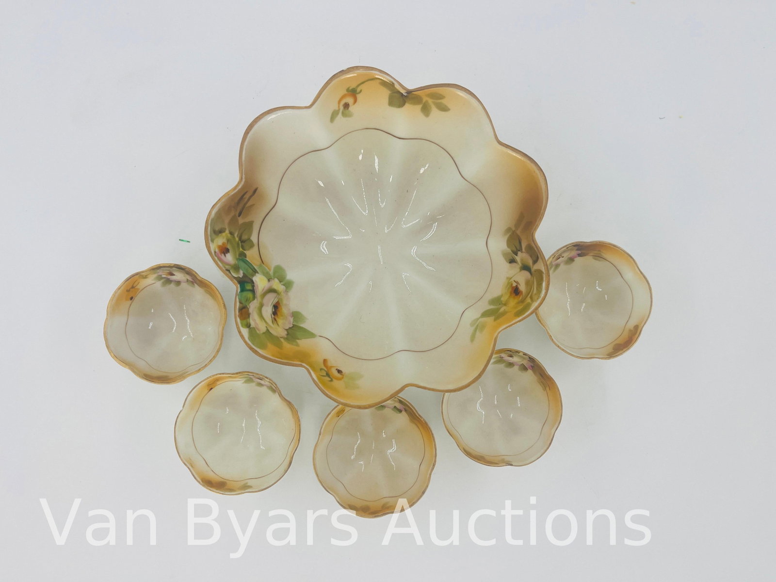Nippon Master Bowl and Salt Cellar Set, Vintage, INV. 2118 - 3