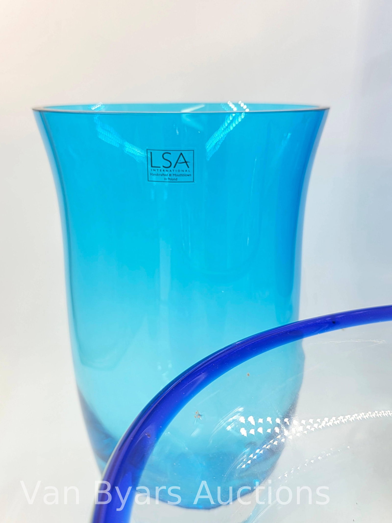 Assorted Blue Glass Items, 7 pieces, INV. 2235 - 3