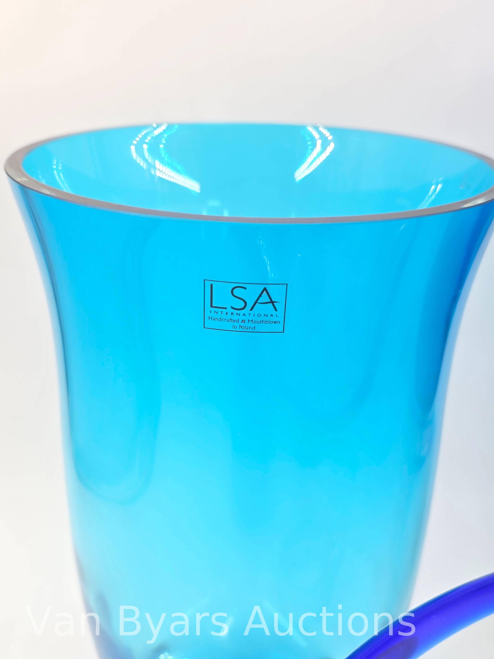 Assorted Blue Glass Items, 7 pieces, INV. 2235 - 5