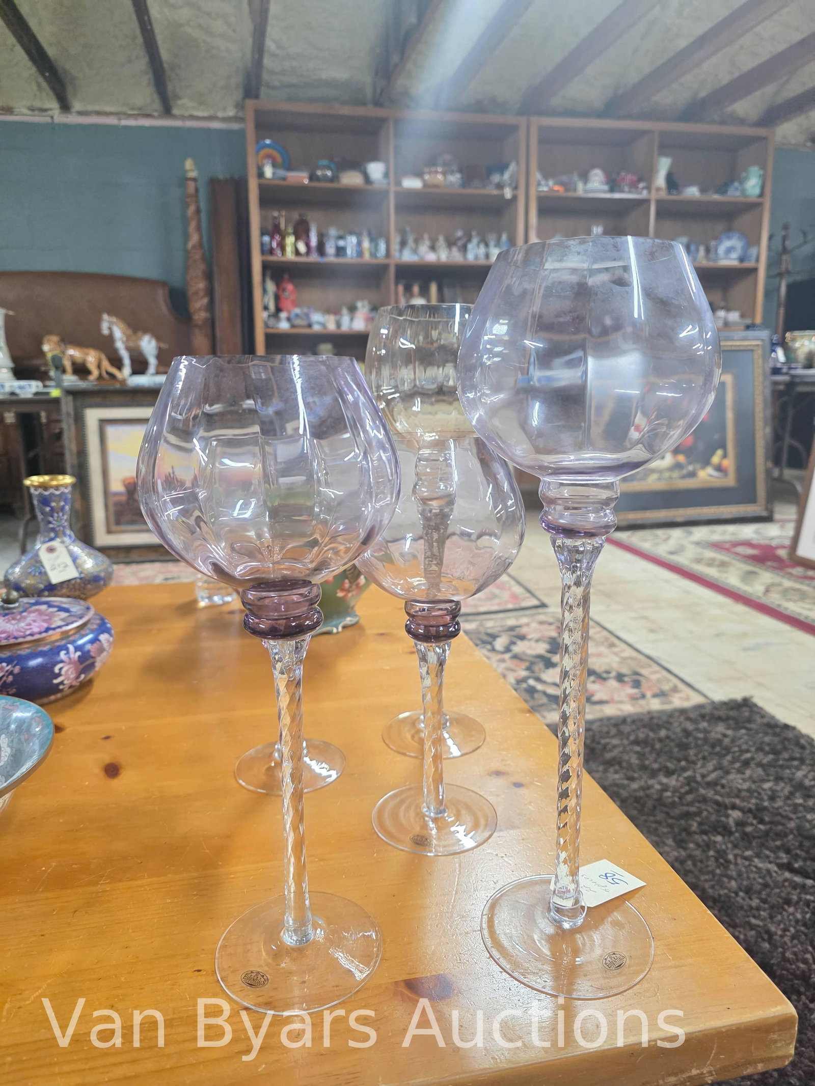 Assorted Glass Decor, 5 pieces, INV. 2240 - 2