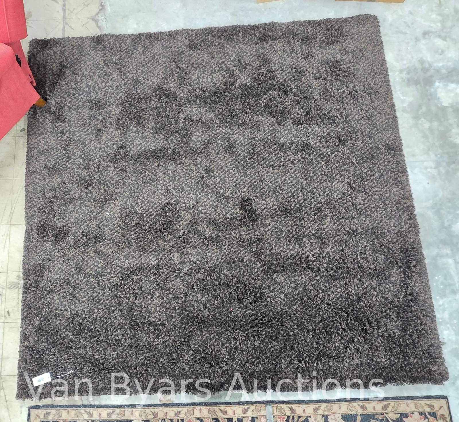 Brown Rug, INV. 2145: Approx. 8' x 7' 10".