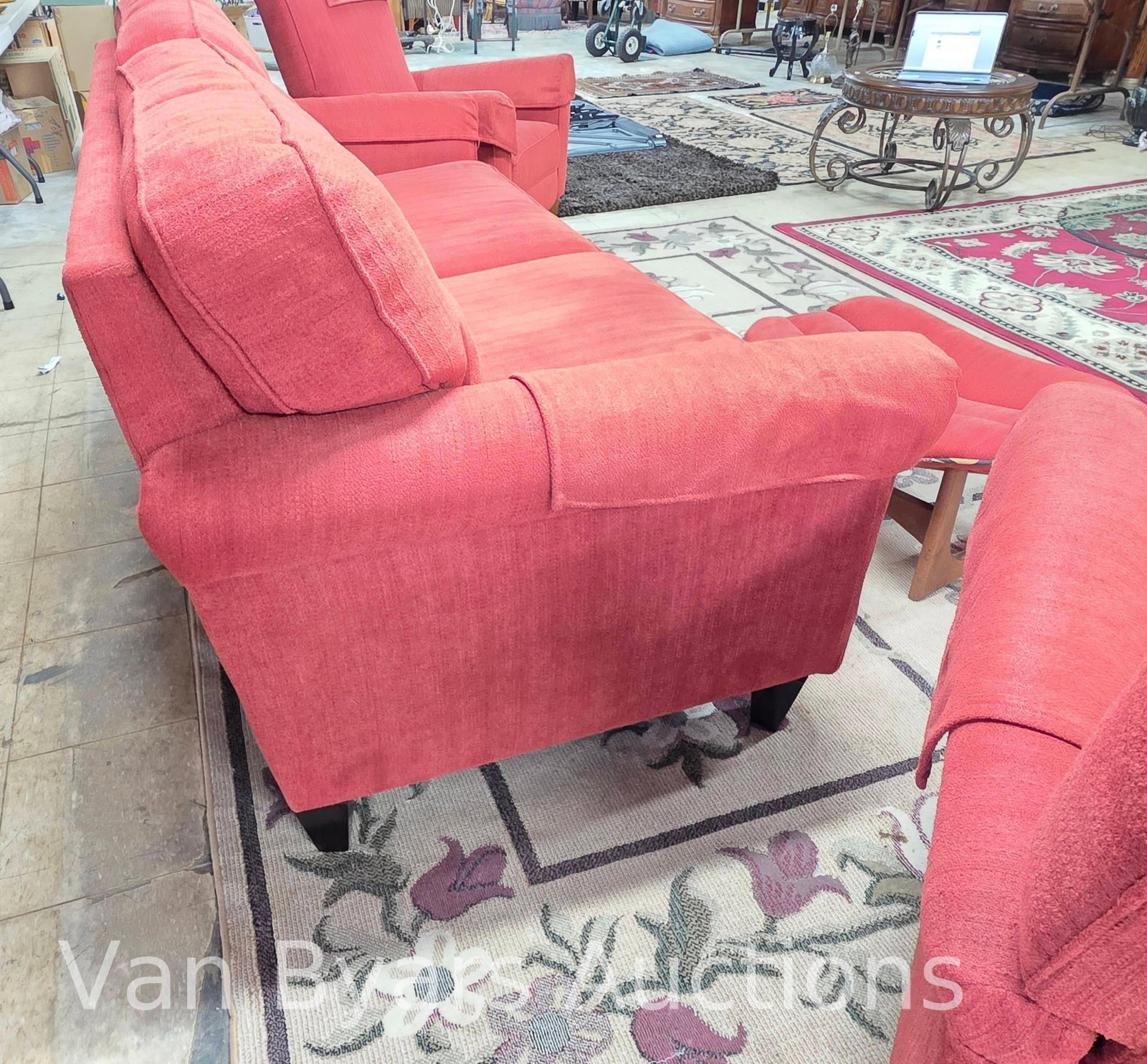 La-Z-Boy Sofa with Matching Ottoman, INV. 2138 - 4