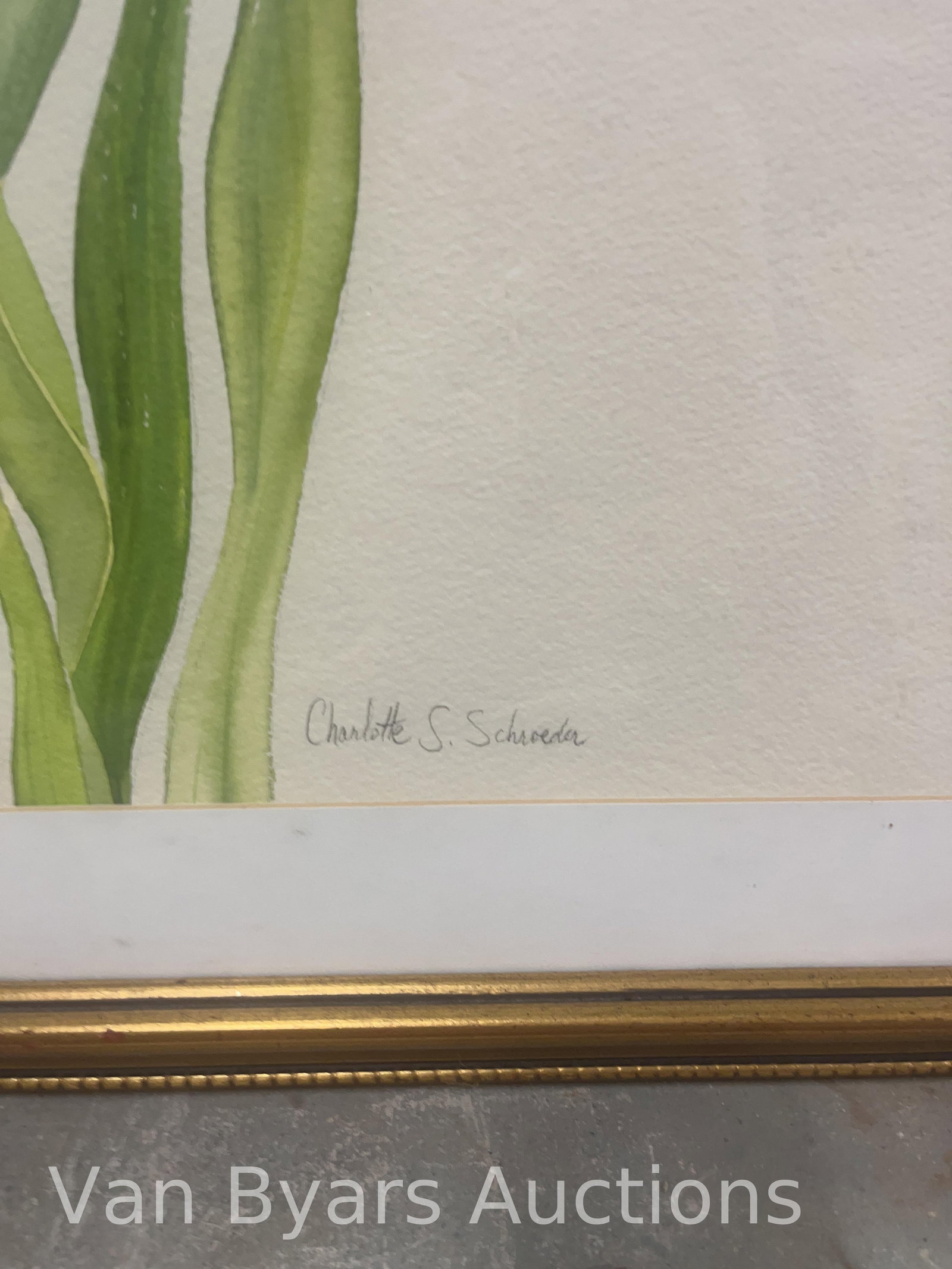 Signed Watercolor on Paper, INV. 2259 - 2