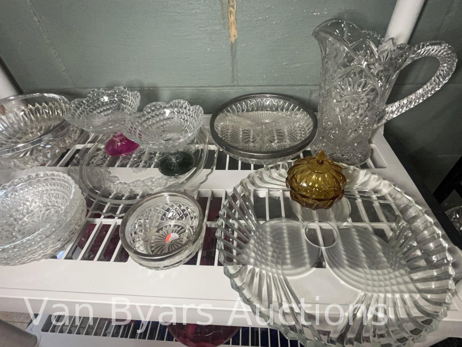 Assorted Glassware, Various Patterns, INV. 284 - 3