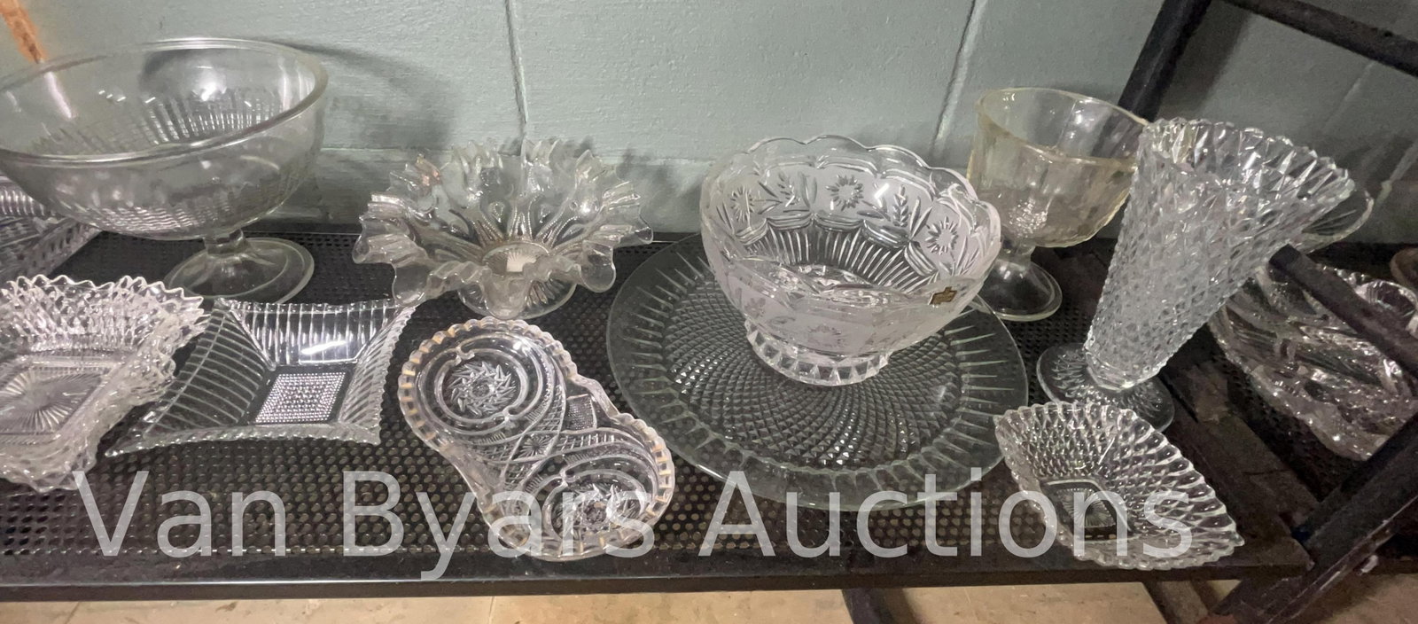 Assorted Glassware, Various Patterns, INV. 2081 - 3