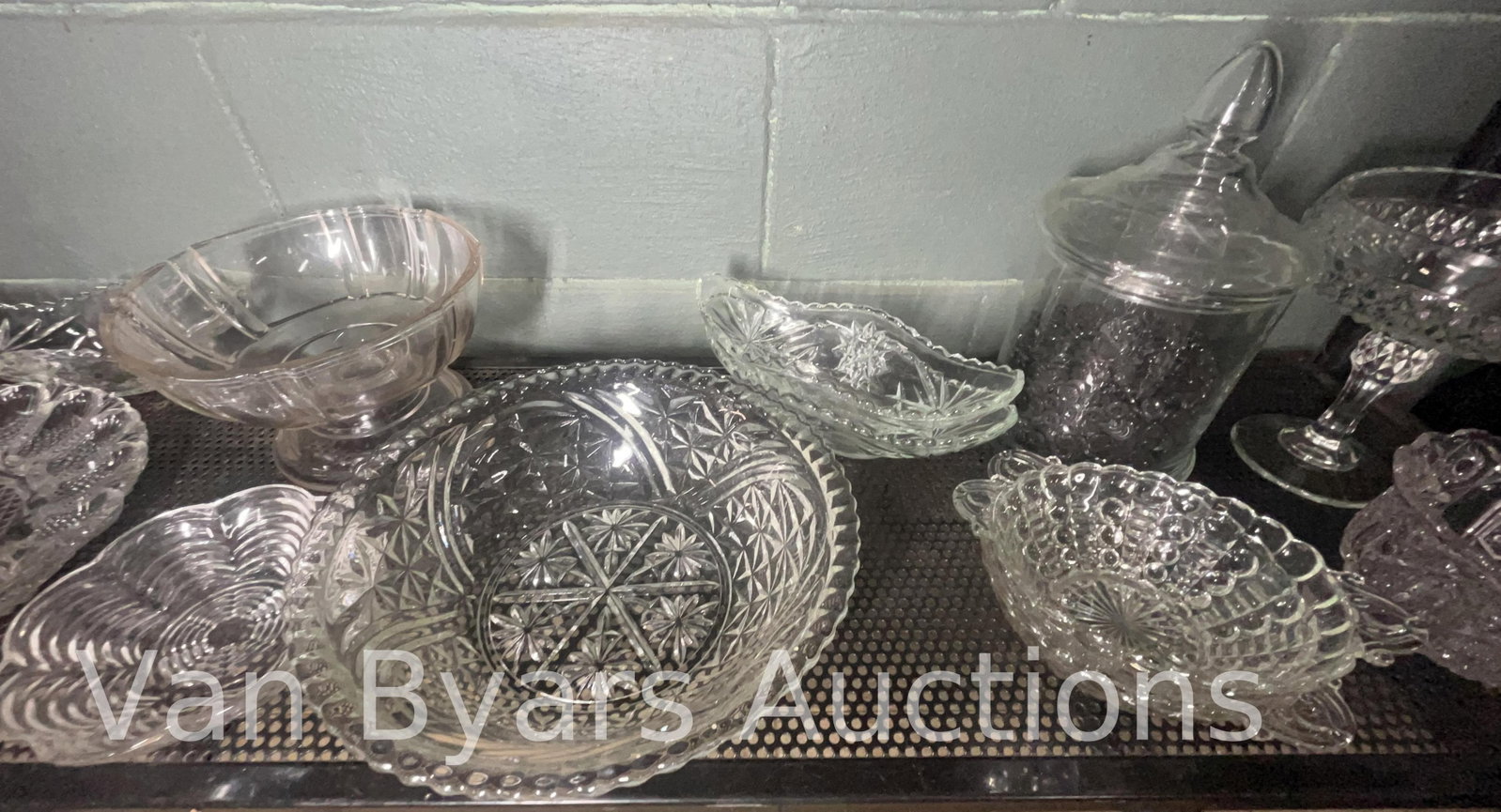 Assorted Glassware, Various Patterns, INV. 2076 - 3