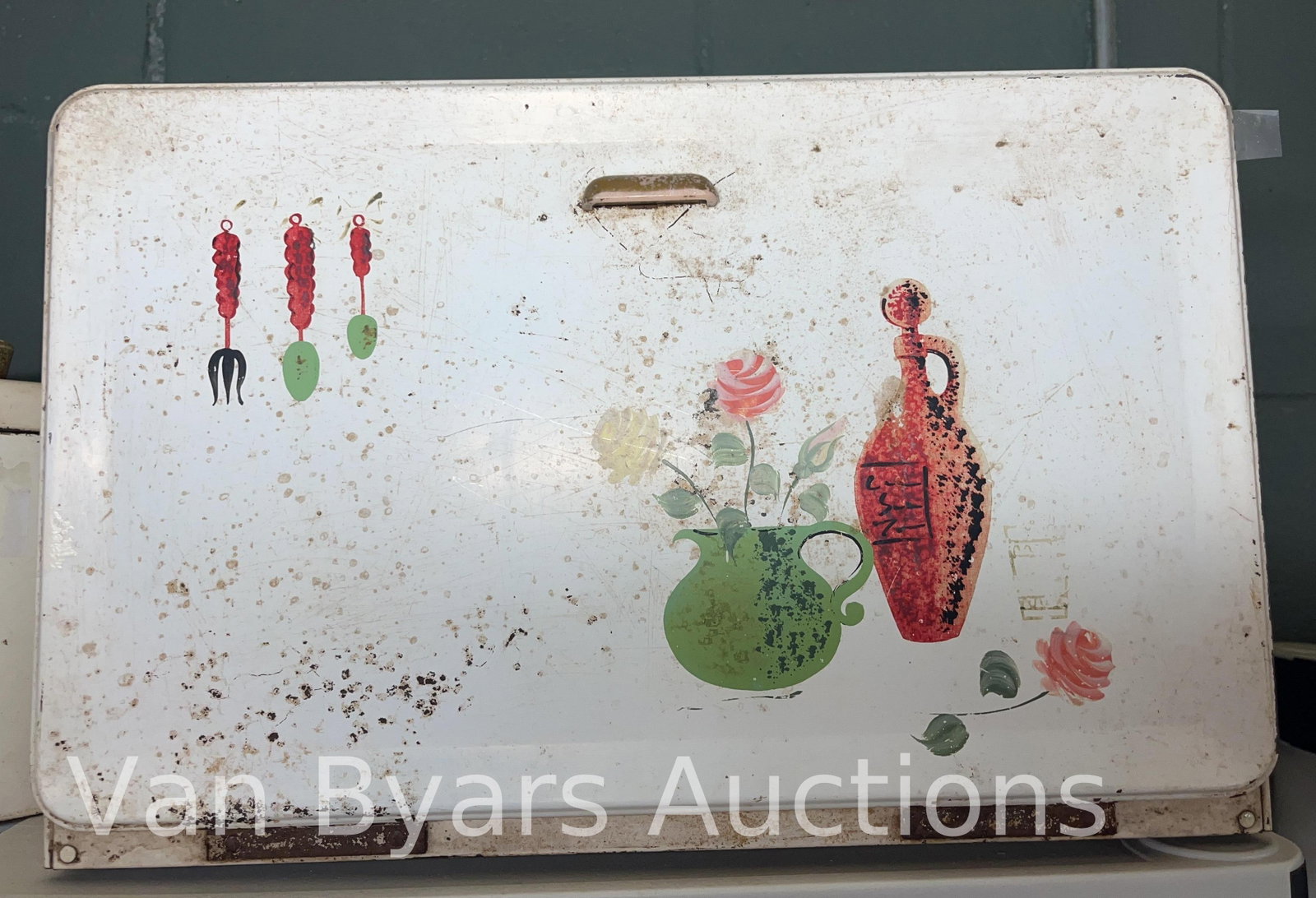 Ransburg Bread Box and Canister Set, Vintage, INV. 2064 - 2