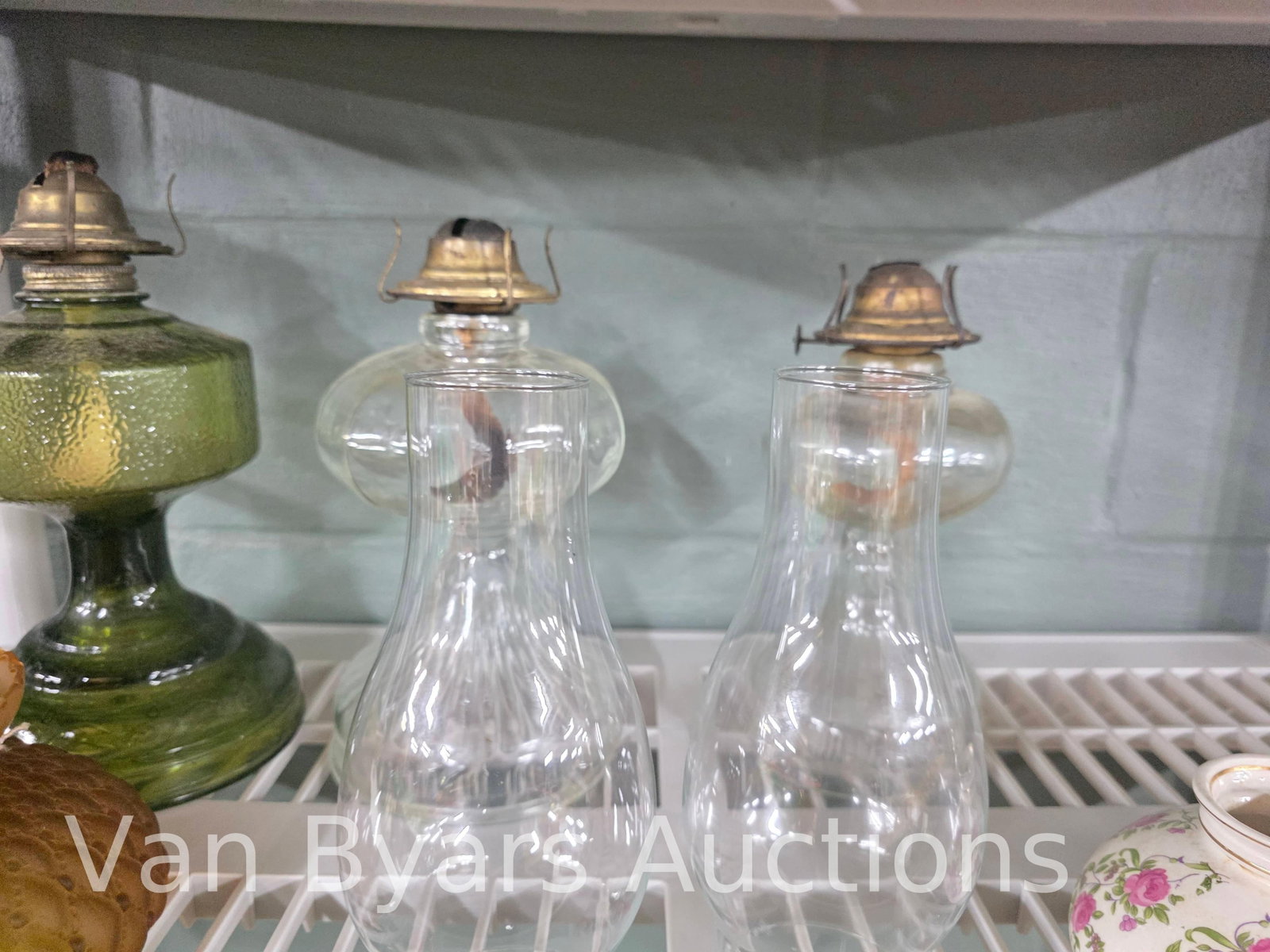 Oil Lamps and Shades, INV. 2333 - 3