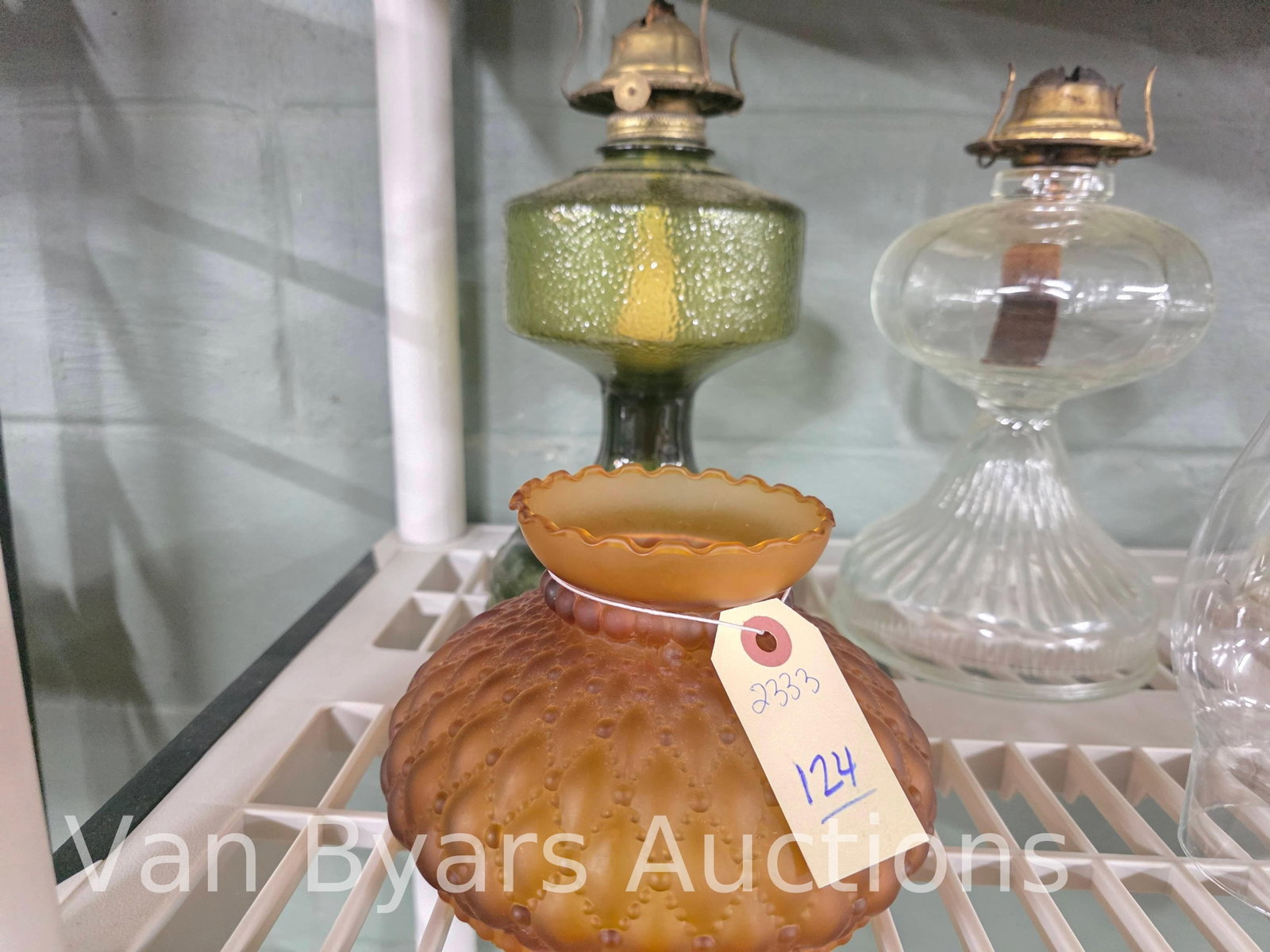 Oil Lamps and Shades, INV. 2333 - 4