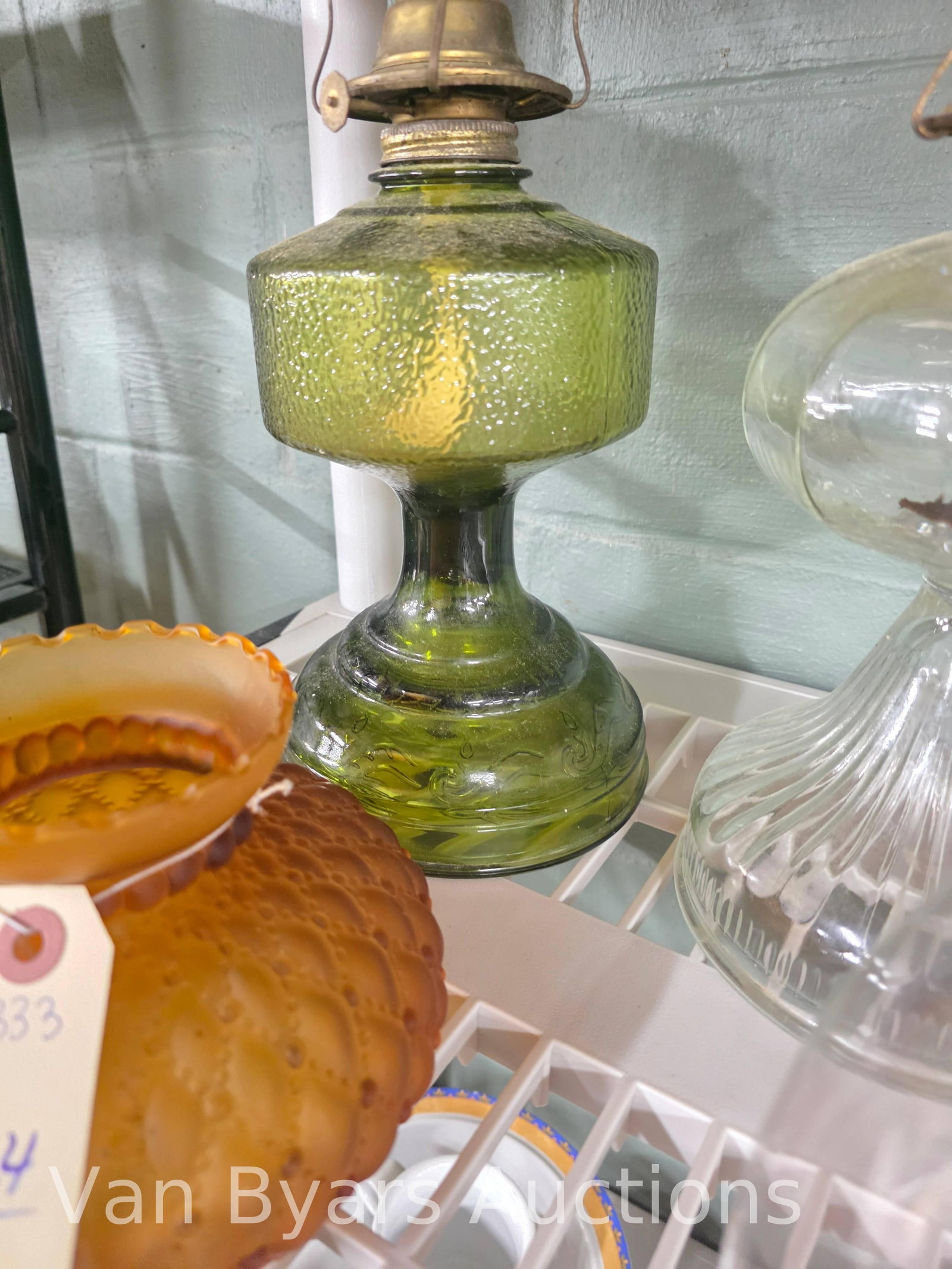 Oil Lamps and Shades, INV. 2333 - 5