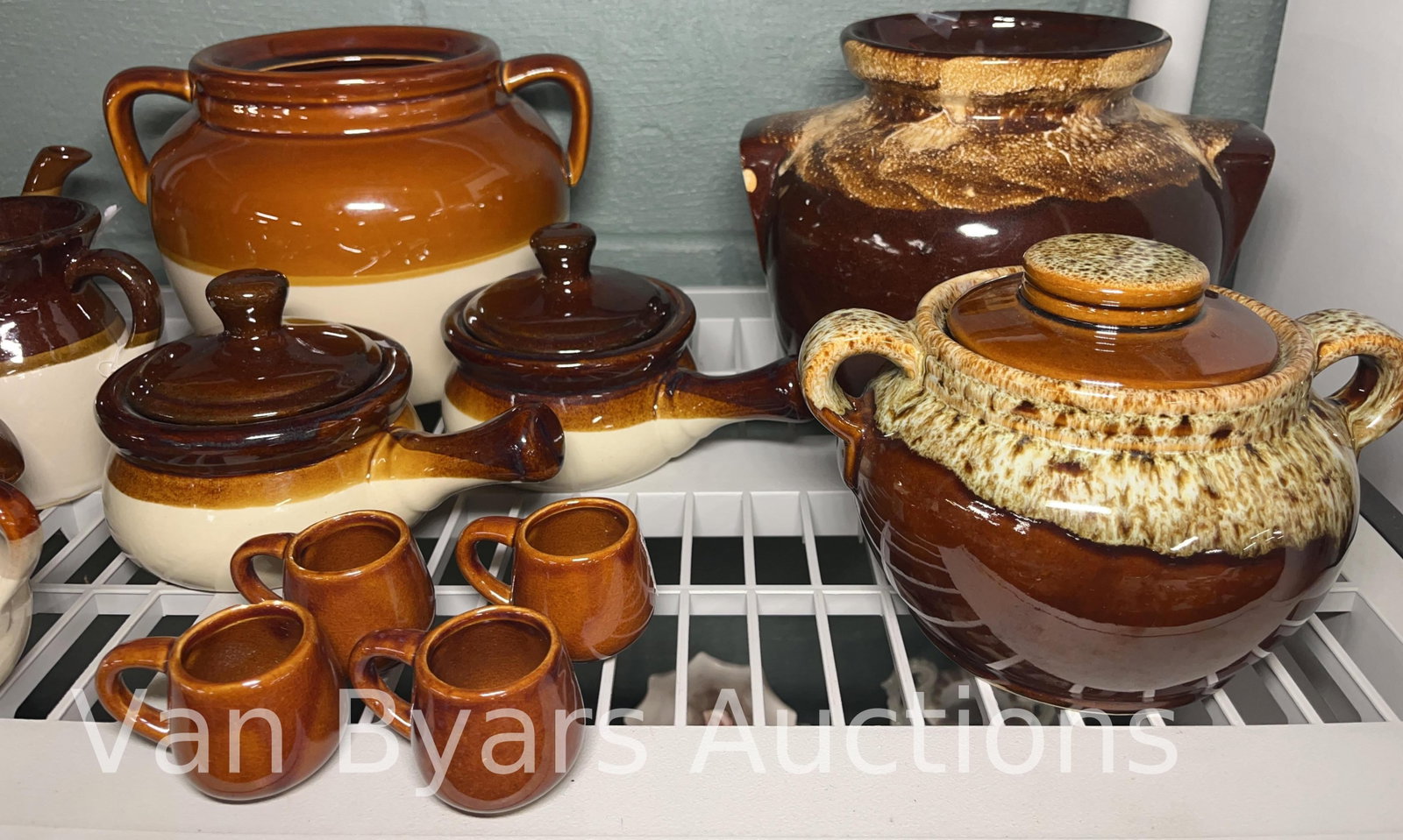 Brown Glaze Assortment, INV. 2061 - 3