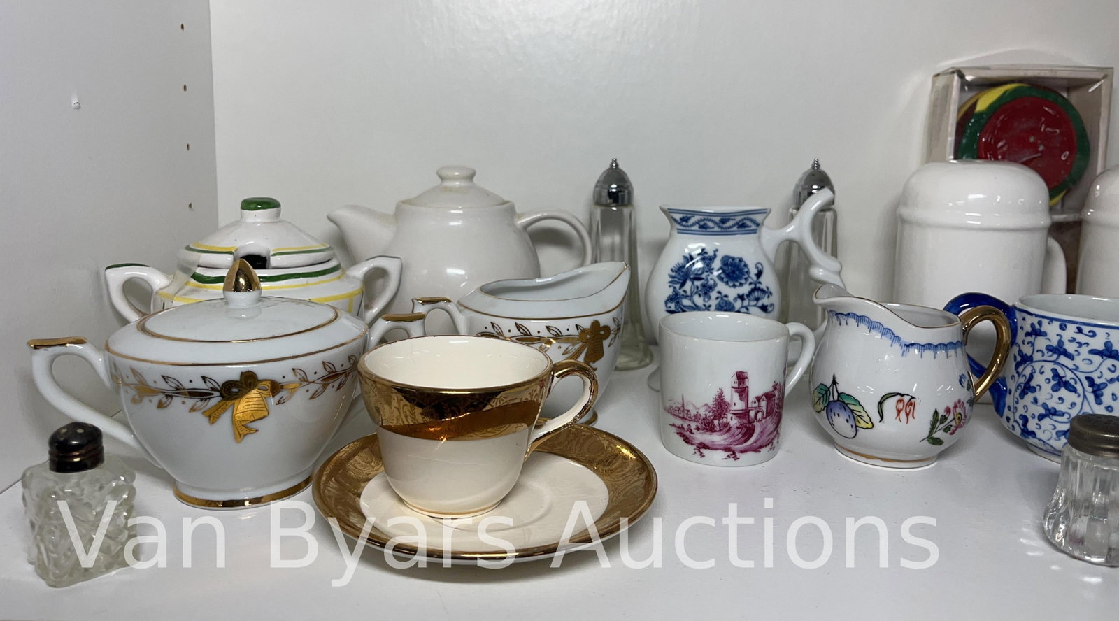 Assorted Salt and Pepper Shakers, and Creamers, INV. 2055 - 2