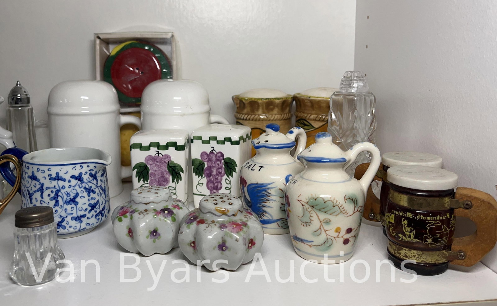 Assorted Salt and Pepper Shakers, and Creamers, INV. 2055 - 3