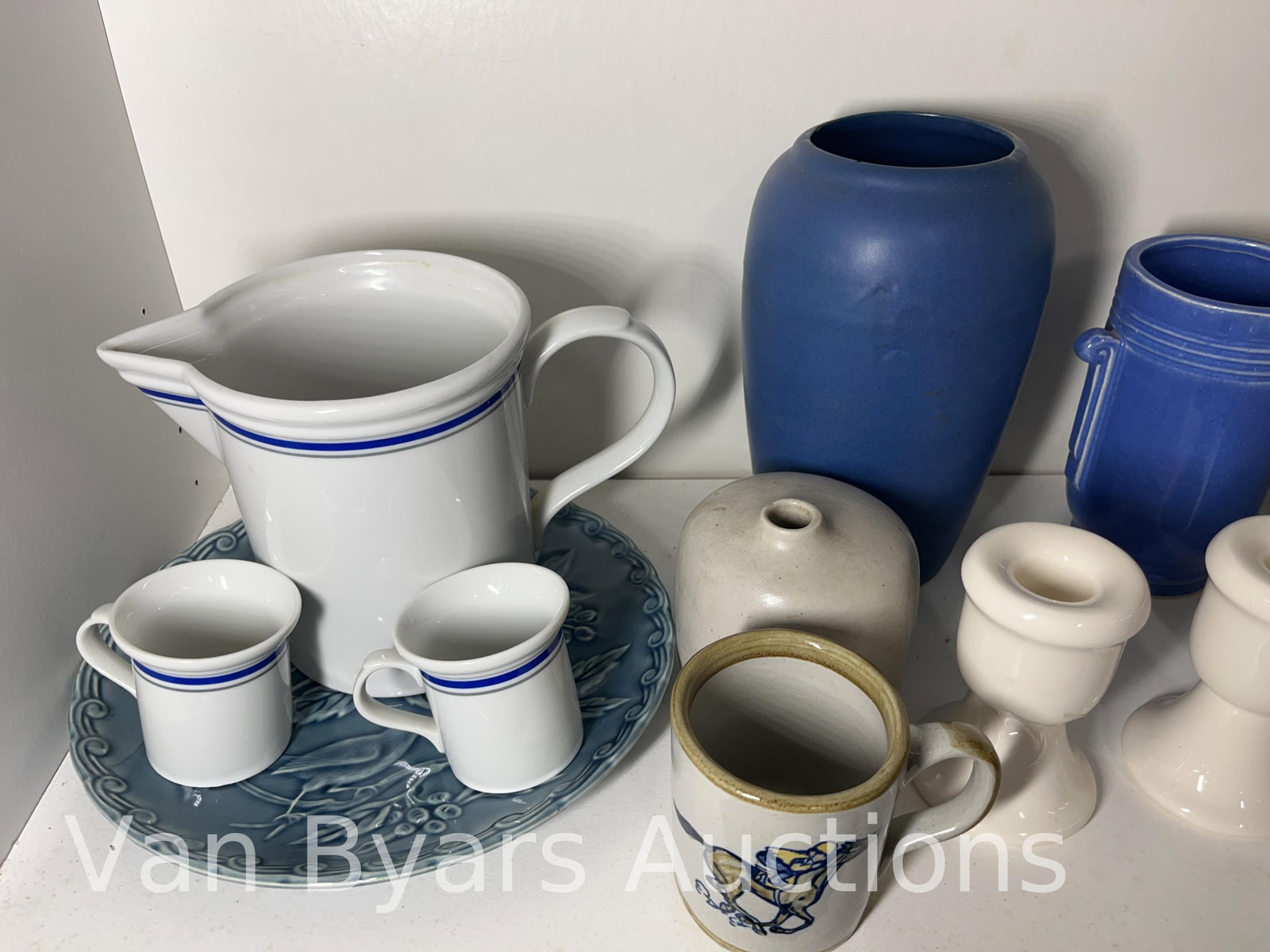 Blue and White Home Decor Items, INV. 2058 - 2