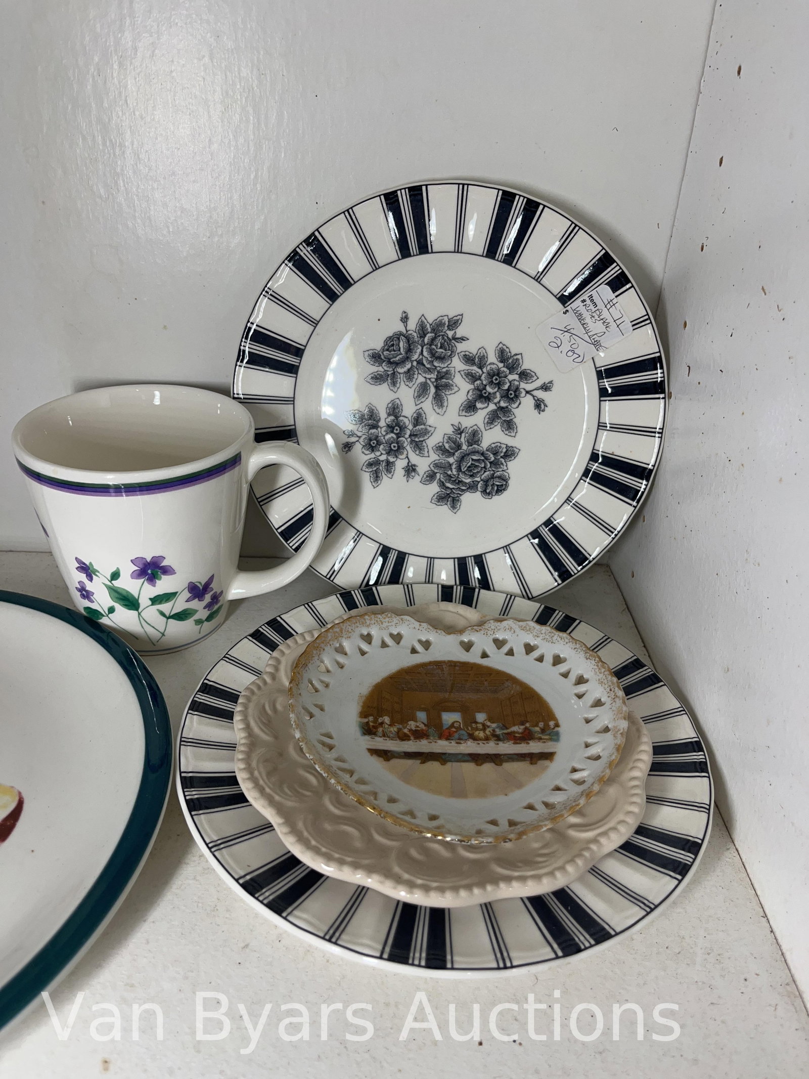 Assorted Plates and Mugs, INV. 2059 - 3