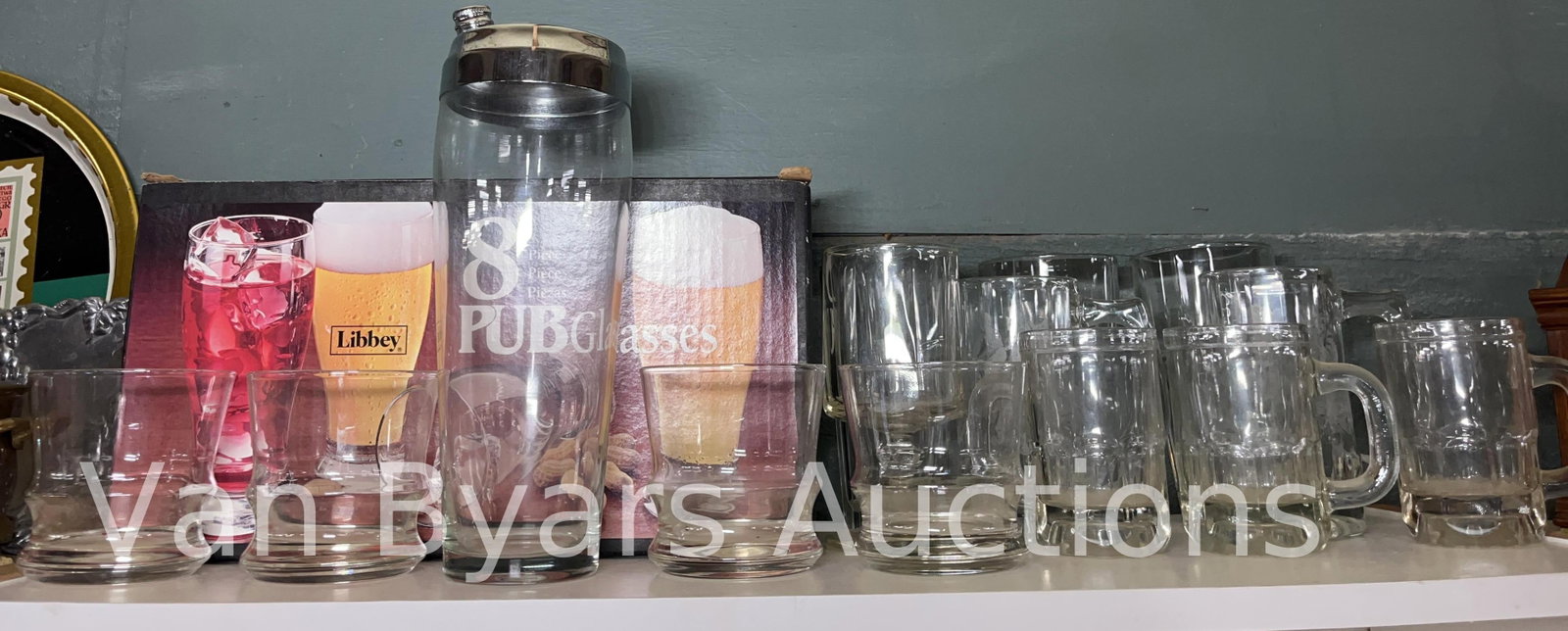 Assorted Pub Style or Beer Glasses, INV. 2048 (1 of 3)