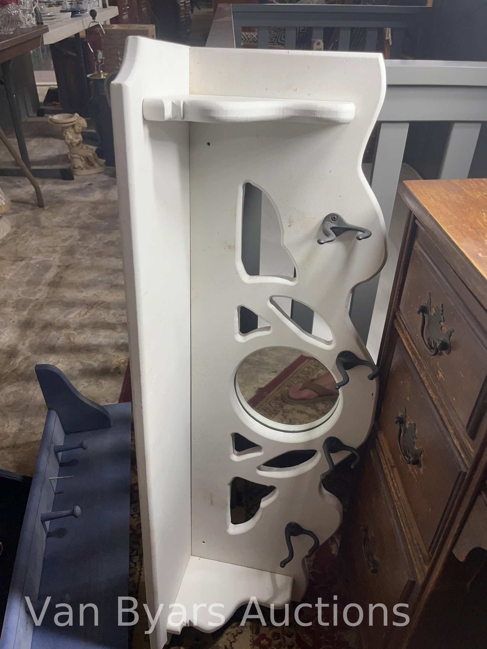 Wall Shelf Assortment, 13 pieces, INV. 4034: Largest approx. 11.25 x 75.75 x 11.75 inches.
