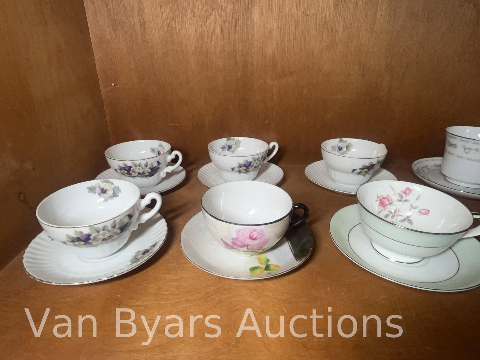 Assorted Tea Cups and Saucers, INV. 2089 - 2