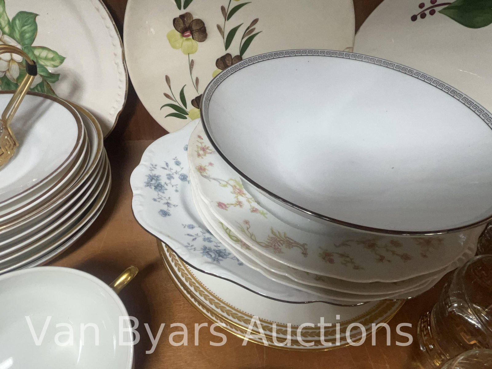 Assorted Servingware and Glassware, Various Patterns, INV. 2097 - 3