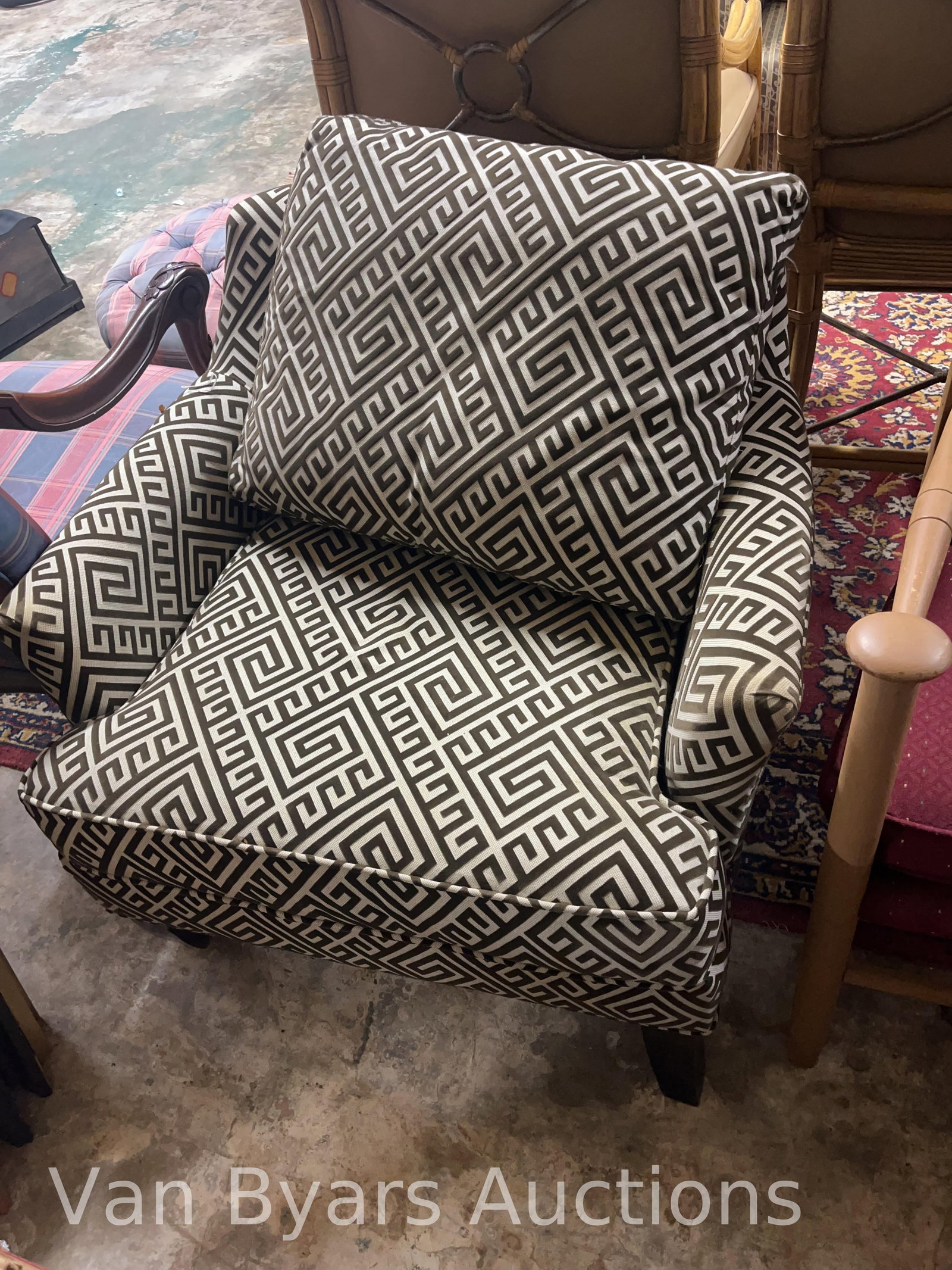 Side Chair, INV. 4030: Approx. 30 x 32.5 x 34 inches.